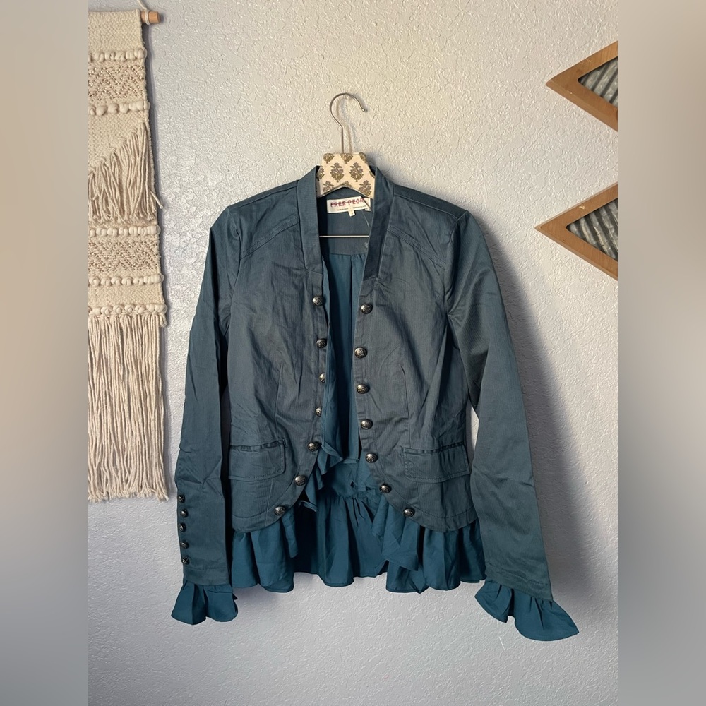 Free People ruffles romance jacket, small - Picture 7 of 9